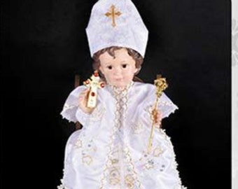 Vestido de niño dios Cruz Blanca