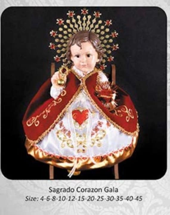 Vestido De Niño Dios Sagrado Corazon Gala