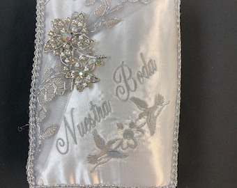 Custom wedding bible MB702bb