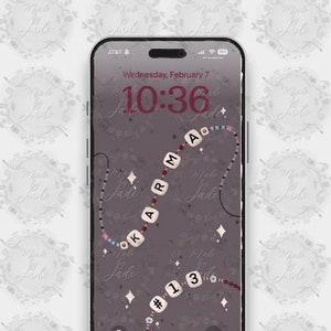 Swiftie Lock Screen Wallpaper, Friendship Bracelets, Era’s Tour, PNG Wallpaper Dowload