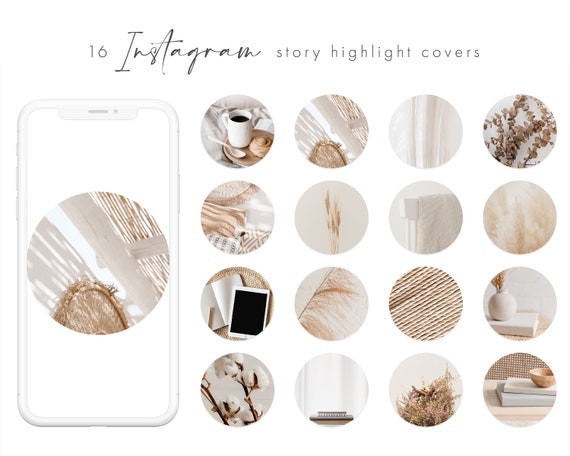 Instagram Story Highlight Icons Highlight Covers Minimal | Etsy