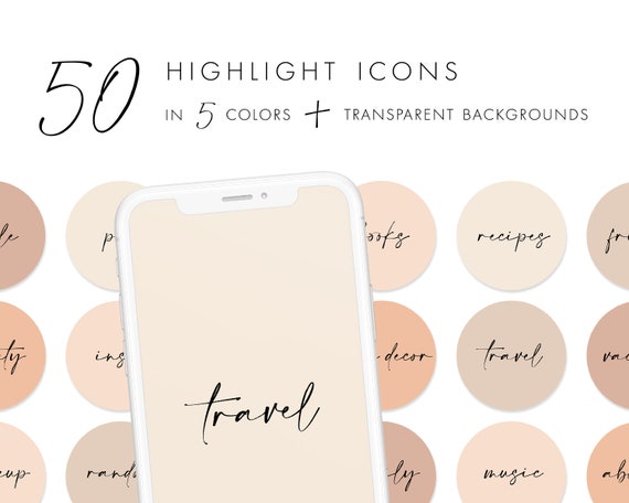 Instagram Story Highlight Icons Handwritten Highlight Covers | Etsy