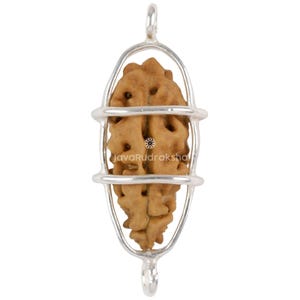 1 Mukhi Rudraksha 17.02 mm Java Bead | Grade A Super Collector | Genuine Natural Sacred Healing Ek Mukhi in 925 Silver Cage