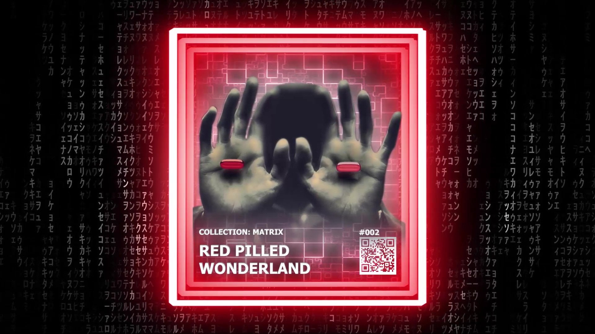 NFT Template, Matrix Pill Card Red, Crypto Art, Metaverse Animated 3D,  Digital Download Collectible, Commercial, Adobe After Effects