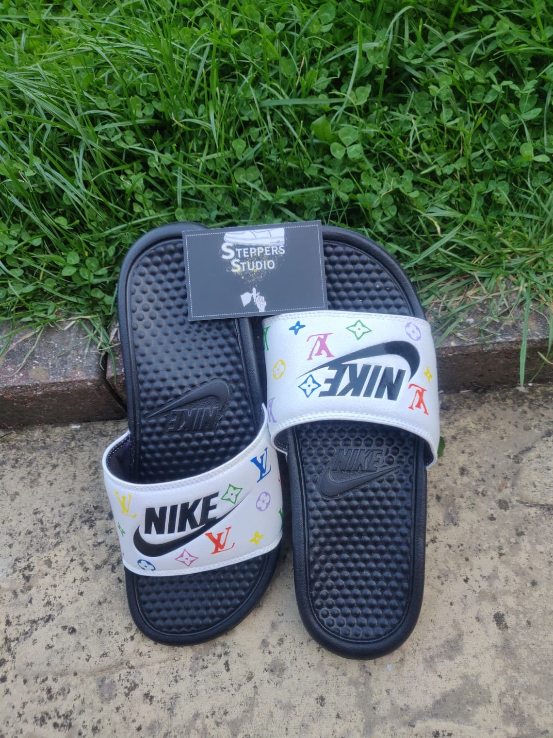 personalised sliders nike