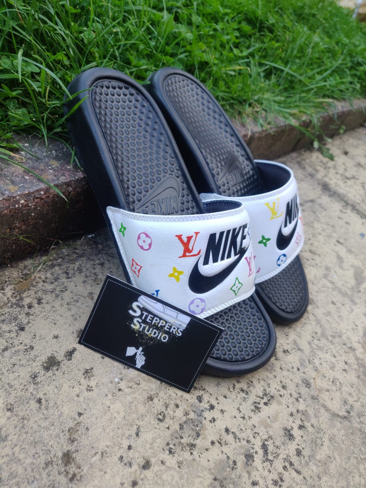 personalised sliders nike