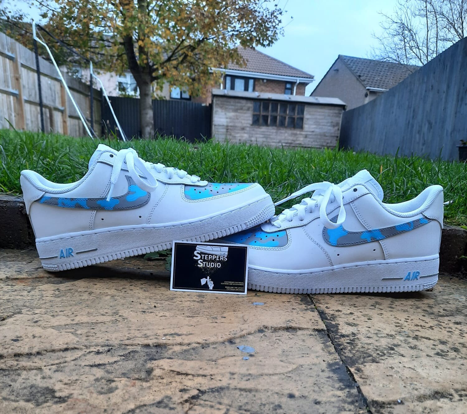 army camo air force ones