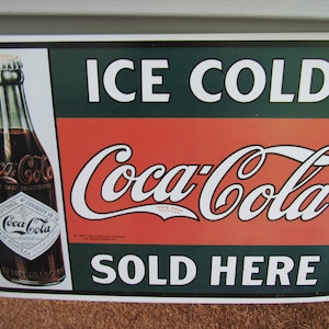 1993 Cartel publicitario de Coca Cola