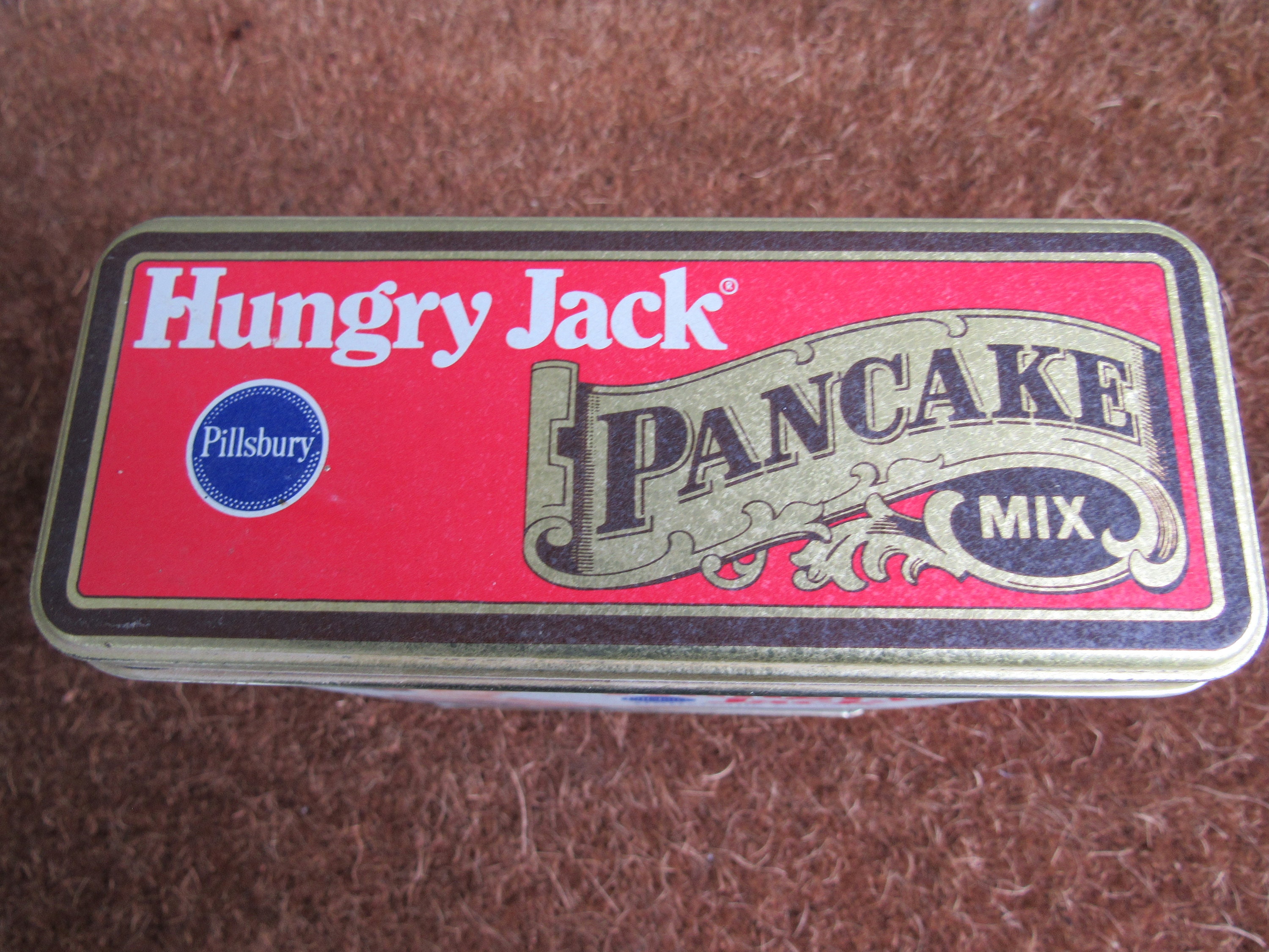 Vintage Pillsbury Hungry Jack Pancake Mix Tin Etsy