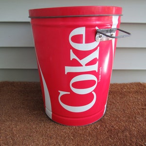 Large Vintage Coca Cola Advertising Tin