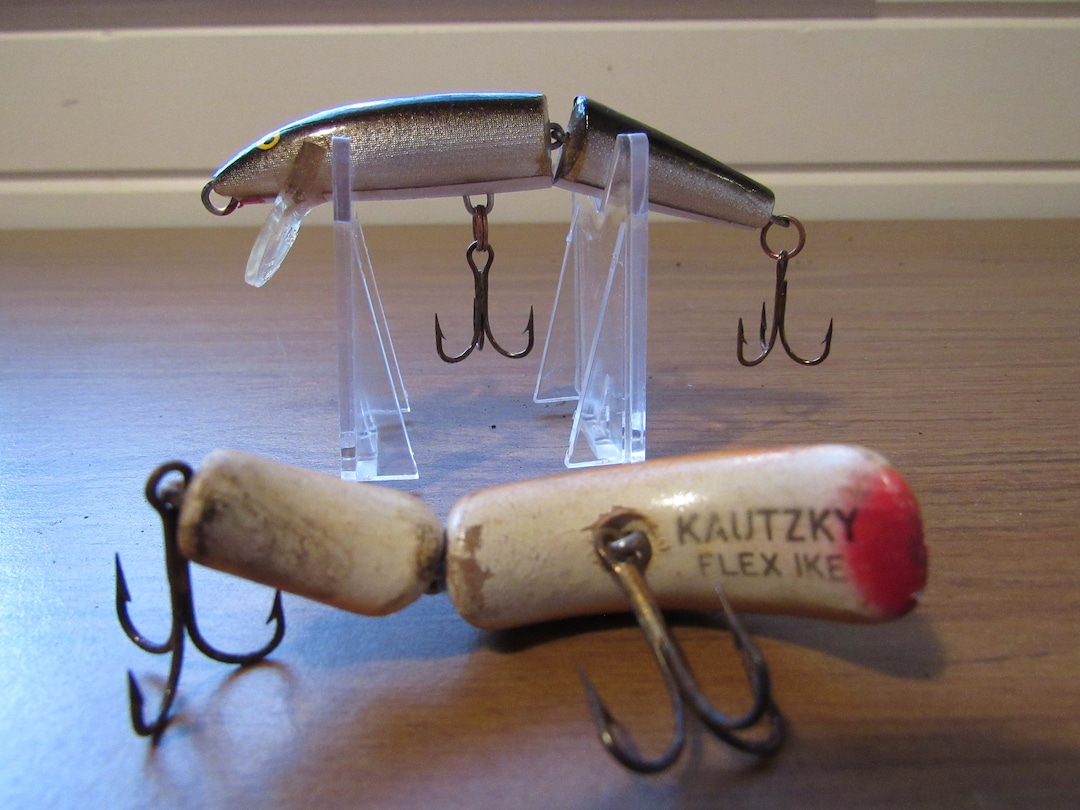 VINTAGE KAUTZKY LAZY CHUG IKE TOPWATER POPPER YELO LURE