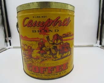 1920&#39;s  Campbell 4 lb. Coffee Can