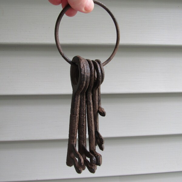 Set of Antique Keys, 5 in All.