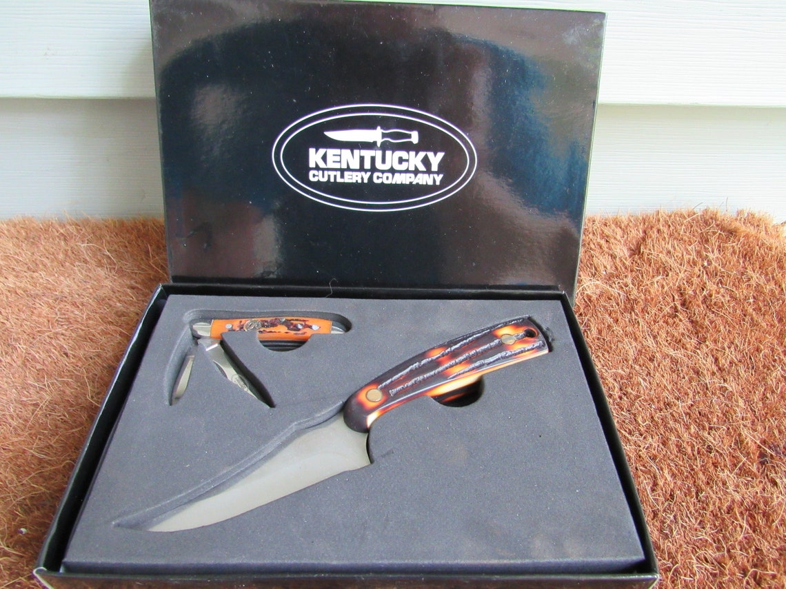 NOS Kentucky Cutlery 2 Piece Knife Set Etsy