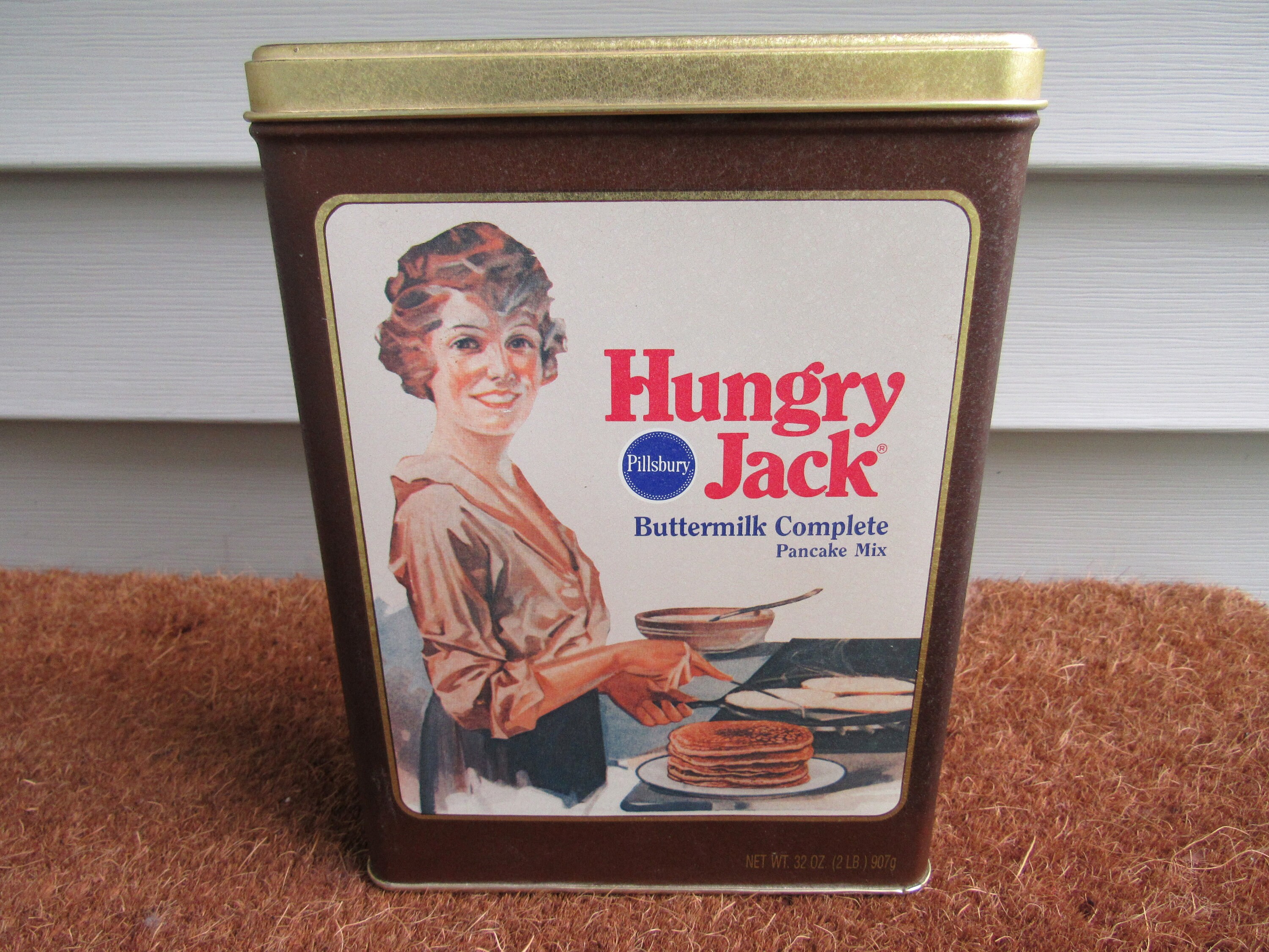 Vintage Pillsbury Hungry Jack Pancake Mix Tin Etsy