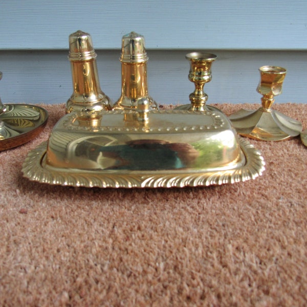 Gold Butter Dish Etsy