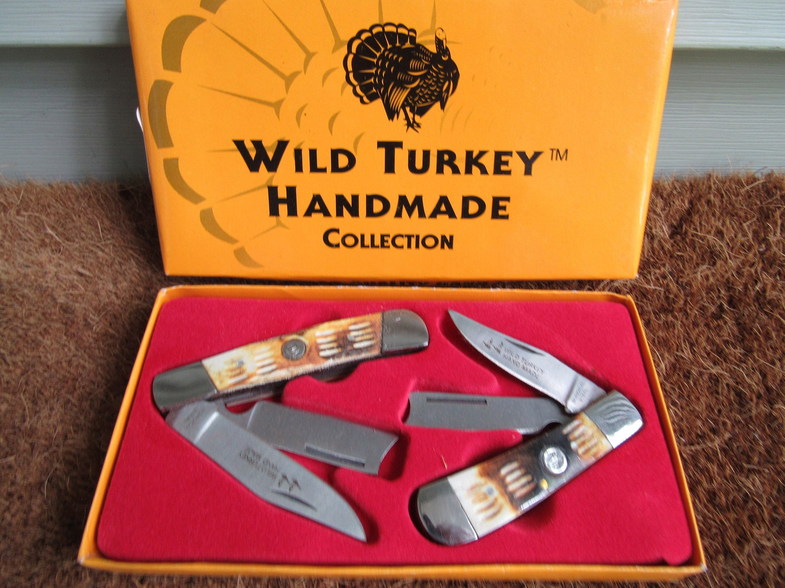Wild Turkey Handmade Collection 2 Knife Set Etsy
