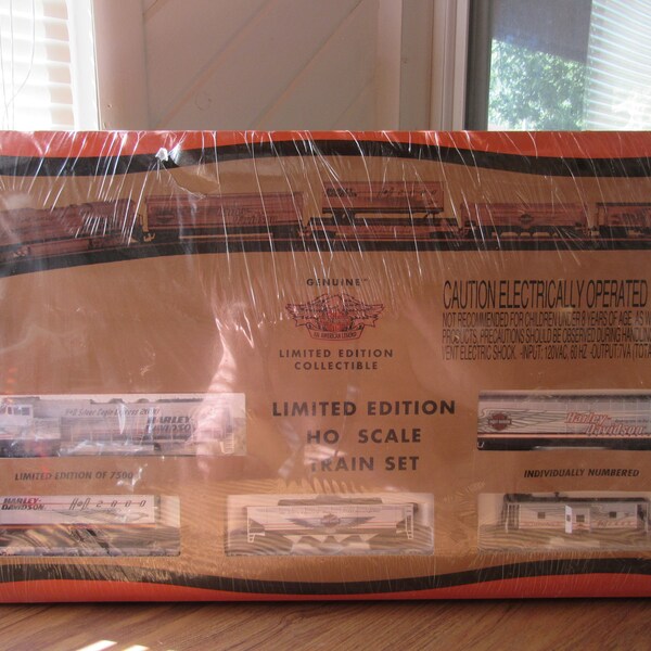 Harley Davidson Train Set Etsy