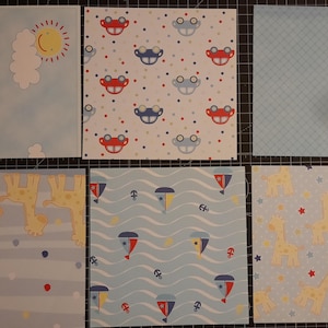 6x6 baby boy papers