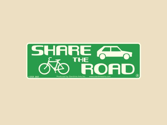 SHARE THE ROAD Cycling Biking Road Cycle Bike Vinyl Decal Sticker A SHARE THE ROAD Cycling Biking Road Cycle Bike Vinyl Decal Sticker A