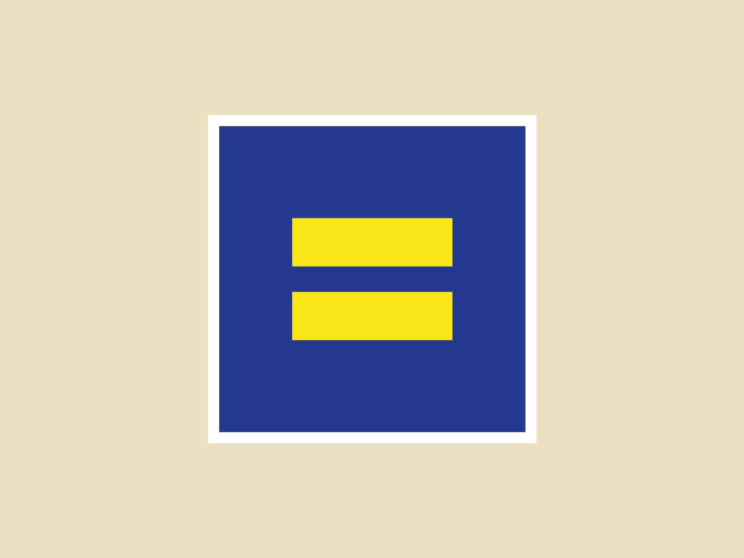 Equality 3.5" x 3.5" Square Sticker- car sticker, laptop st…