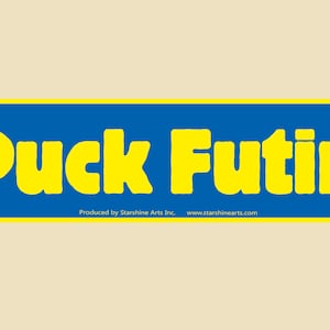 Puck Futin groß oder klein Auto Aufkleber - Auto Aufkleber, Laptop Aufkleber, Vinyl Aufkleber, Aufkleber