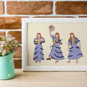 Judy Garland Art Print - Meet Me In St Louis Dance - Digital Download