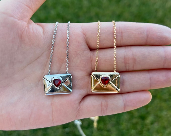 Love Letter Envelope Necklace