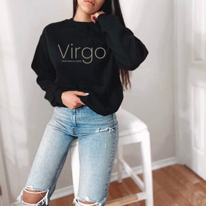 Virgo qualities Sweatshirt | Virgo sweatshirt | Virgo crewneck | shirts for men | shirts for women | zodiac sweatshirt | astrology tee
