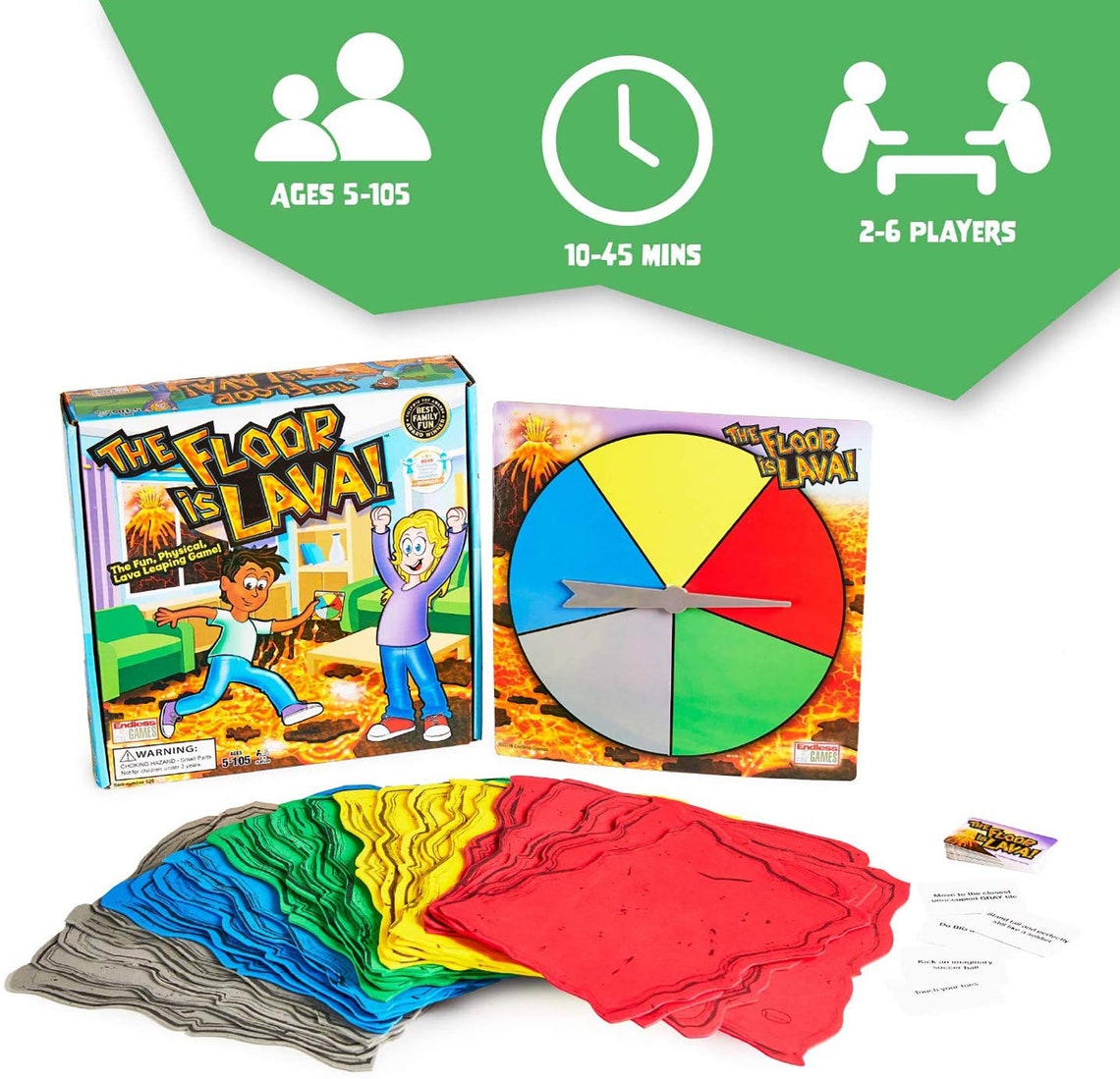 The Floor is Lava Game for Kids and Adults Promotes Etsy