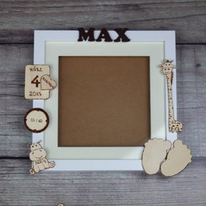 Picture frames for birth Can be customized