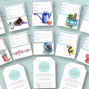 Editable Seed Packets, Printable Seed Envelopes, Seed Exchange Template, Promotional Seed Gift for Clients