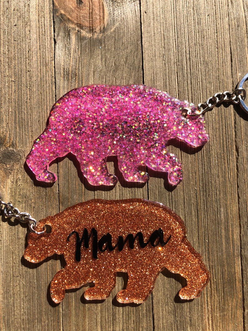 Mama Bear Key Chain