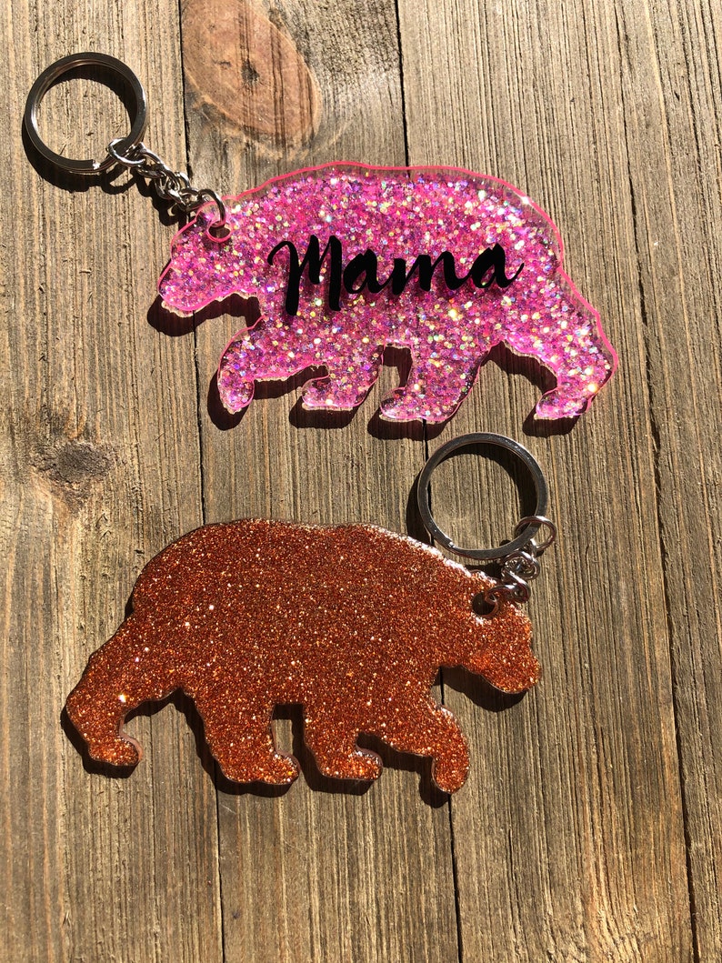 Mama Bear Key Chain