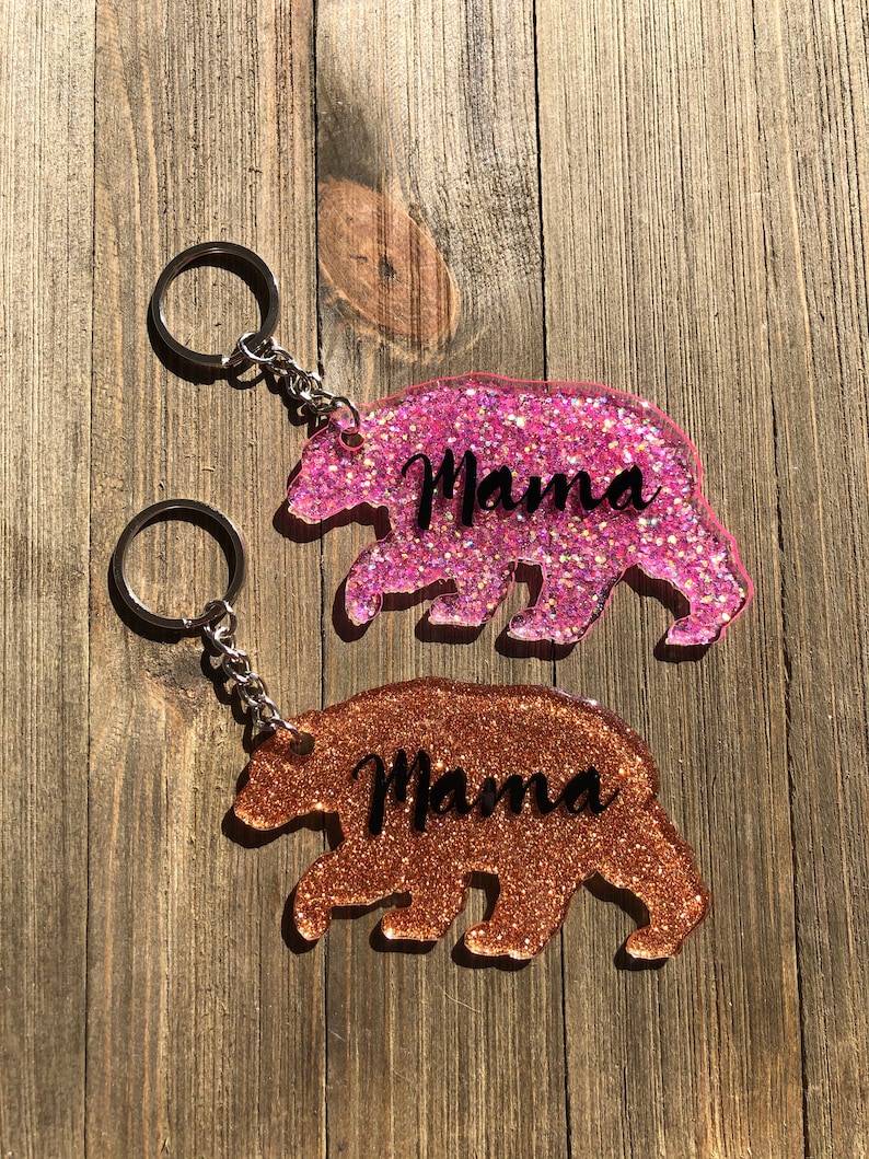 Mama Bear Key Chain