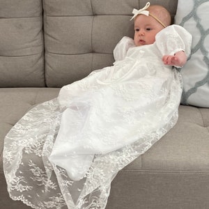 Chantilly lace Blessing dress - Christening dress