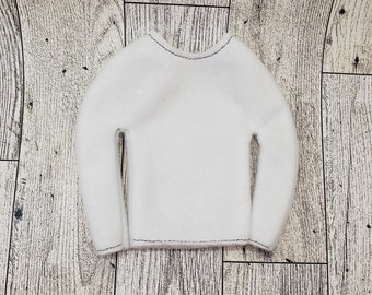 Fleece Elf Doll Sweater: 12" Doll Clothes, DIY Customizing Blanks