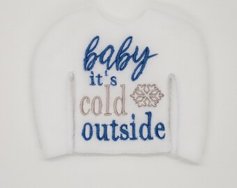 Elf Doll Sweater: "Baby it's Cold Outside" Fleece Costume