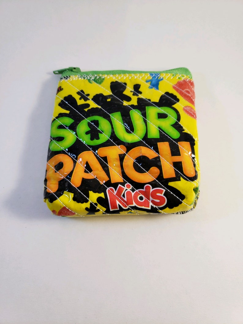 Sour Patch Kids Candy Upcycled/Recycled Zipper Purse Covered Etsy