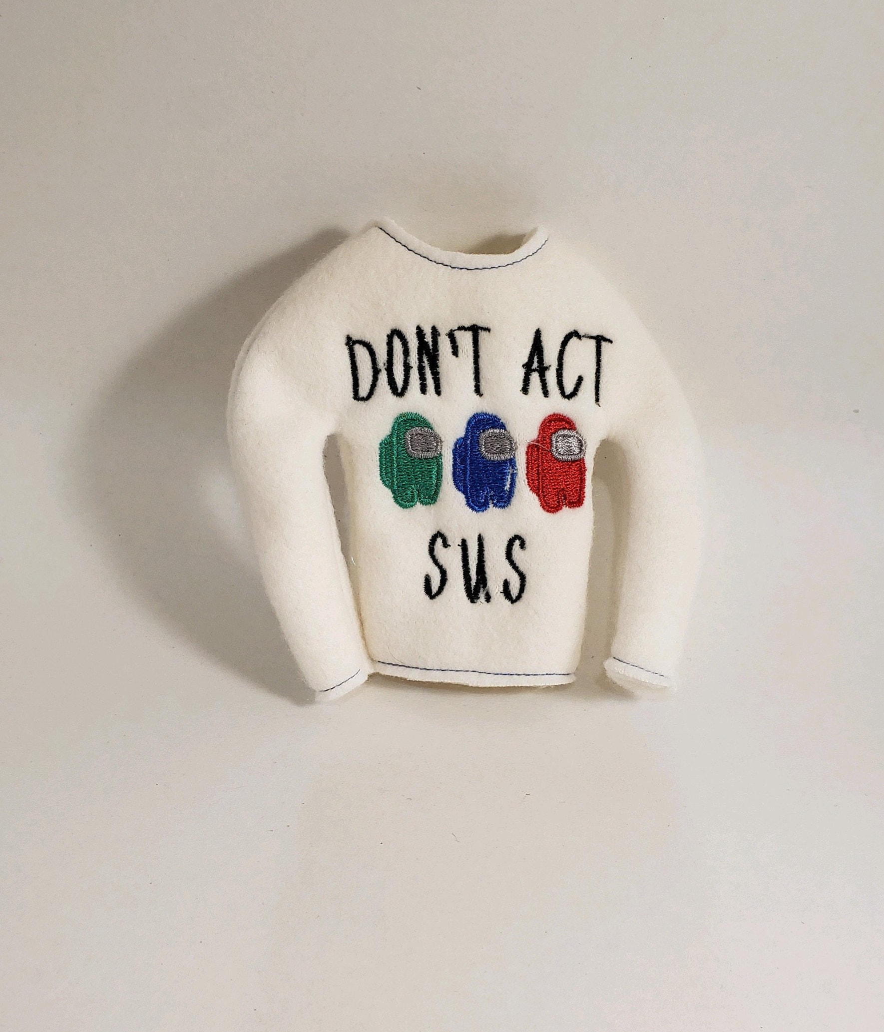 Onder ons Kerstmis jumper Kids Boys Imposter Crewmates Gebreide trui 11-12 jaar
