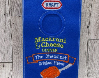 Mac n Cheese Kostüm aus Filz für 12 Zoll Elfe