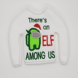 ELF Doll Clothes, Elf Among Us, Shelf Elf Doll Sweater, Funny Elf Costume, ELF Outfit, Great for Fun Elf Antics!