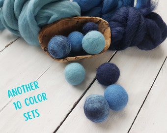 Cute Wool Ball Cat Toys, Cat Toy Felt Balls, Eco Friendly Cat Toy, Handmade Cat Toys Set, Gifts for Cats Lover