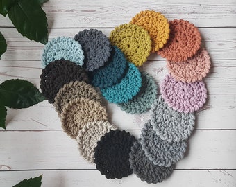 Ensemble de 4 sous-verres bohèmes au crochet, décoration de table basse pour Thanksgiving, cadeau de Noël pas cher, idées de bas de Noël pour maman