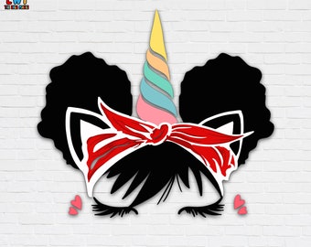 Free Free Unicorn Afro Svg 104 SVG PNG EPS DXF File