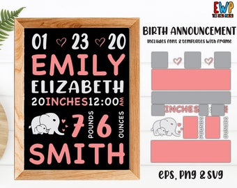 Free Free 192 Elephant Ear Birth Stats Svg Free SVG PNG EPS DXF File