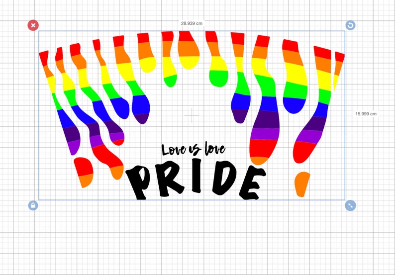 Download Full Wrap Starbucks Venti Size Pride Love is Love LGBTQ ...