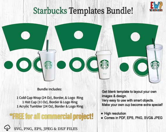 How to make a Custom Starbucks Wrap with free template 