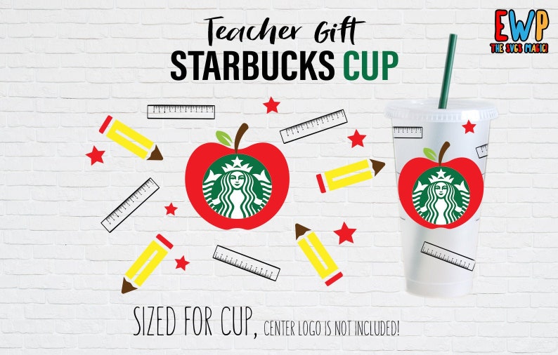 Download Teacher Starbucks Coffee Cup SVG Starbuck Cold Cup SVG for ...