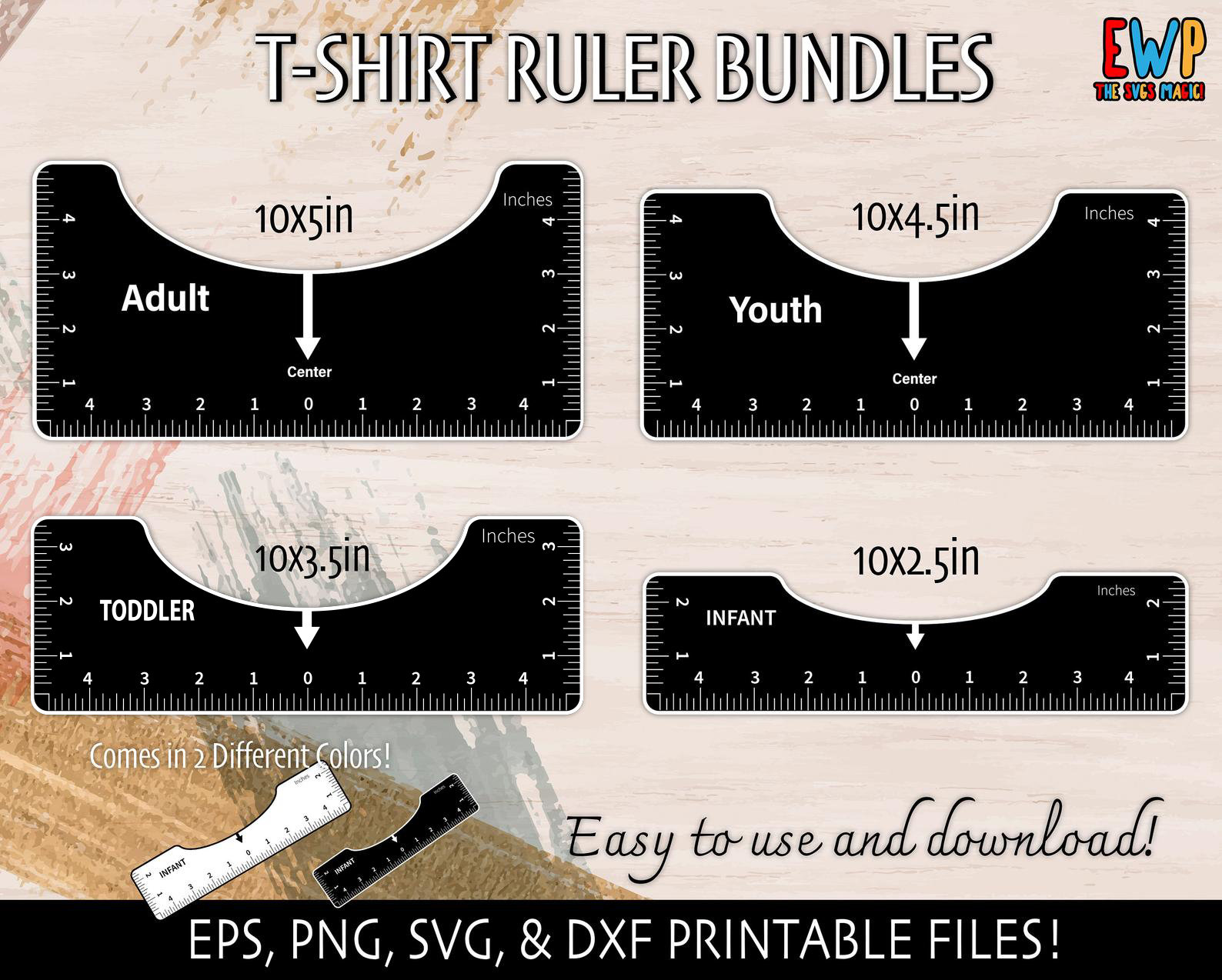 T Shirt Alignment Tool SVG, T-shirt Ruler Guide Printable, T-shirt Ruler  Template PDF, T Shirt Ruler Bundle, Alignment Tool Dxf, Png, Pdf 